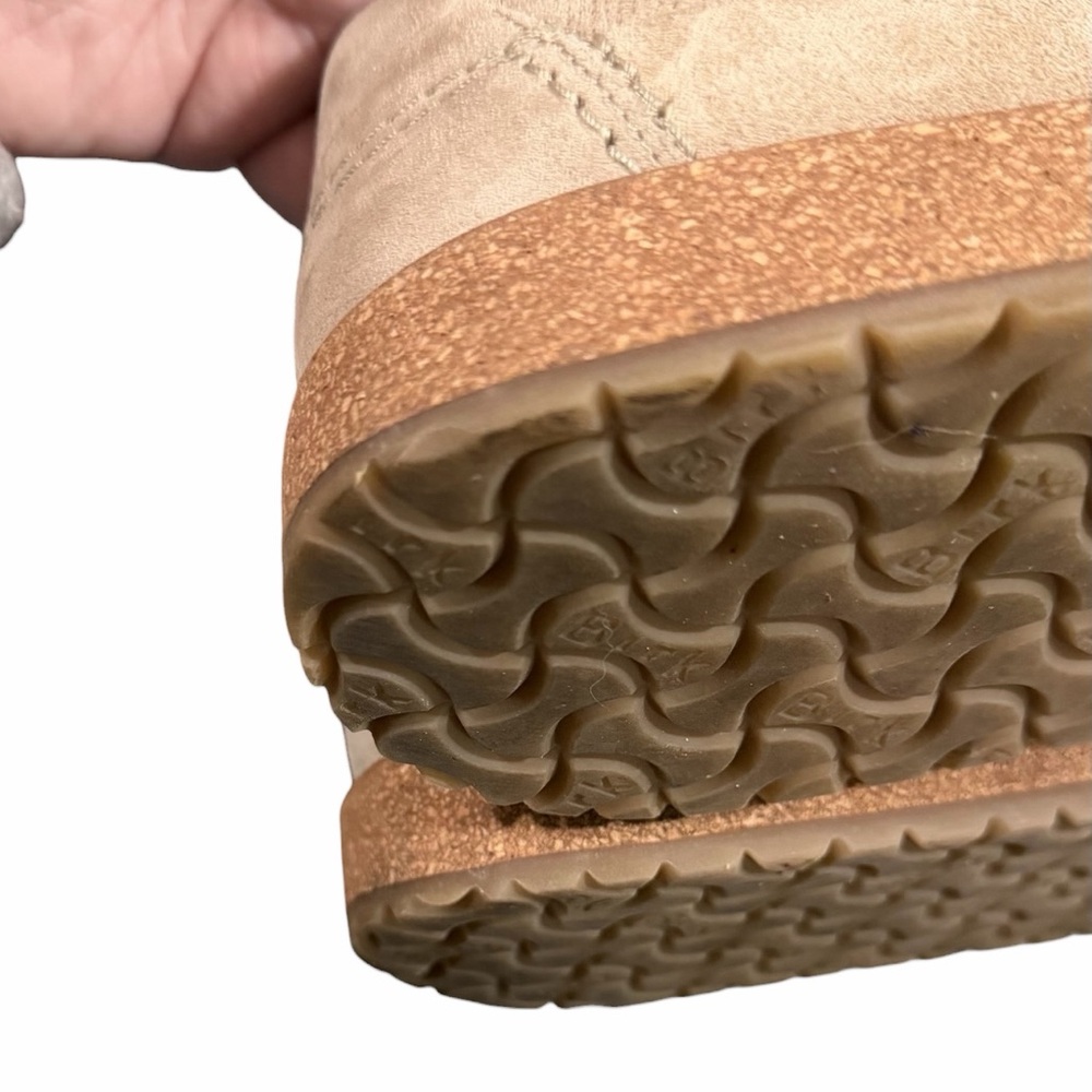 BIRKENSTOCK Honnef Low Light Suede Leather Shoe Sandcastle Mens Size 12 US 45 EU - Picture 8 of 8